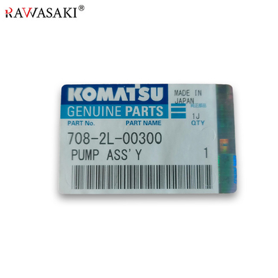 코마츠 굴삭기 PC200-7 굴삭기 유압펌프 708-2L-00300 주펌프